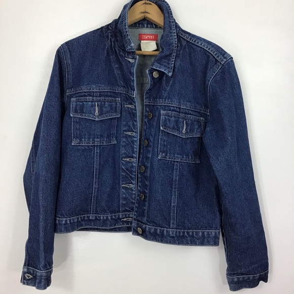 ESPRIT MEDIUM DARK WASH DENIM JACKET - Picture 5 of 5